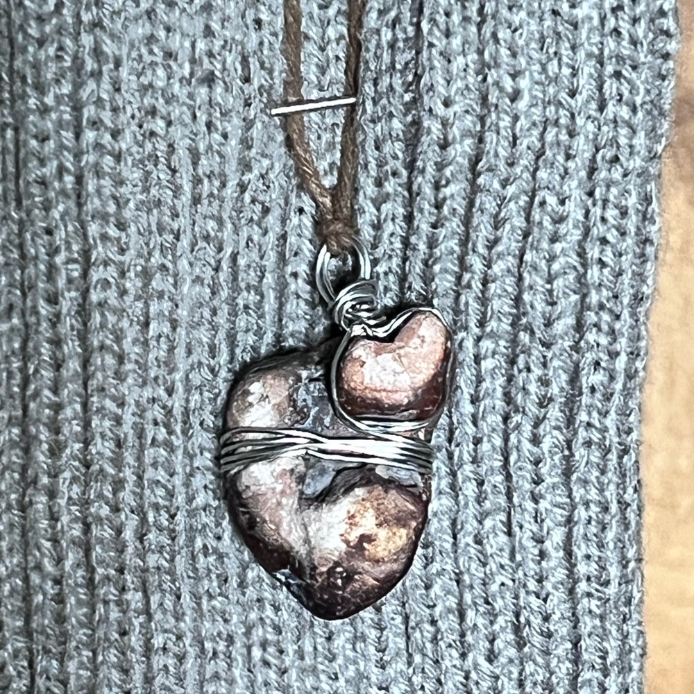 Heart of stone pendant